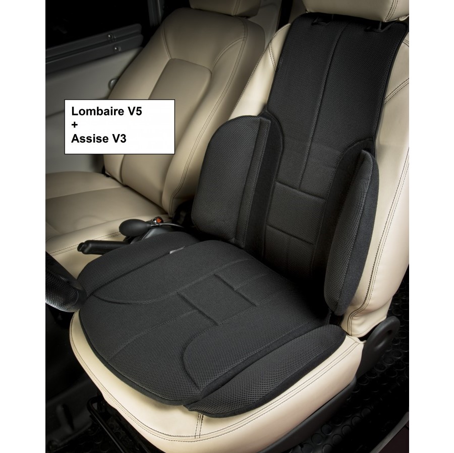 Support d'airbag dynamique Coussin lombaire Support lombaire intelligent pour  voiture auto universel siège arrière taille pompe à air manuelle